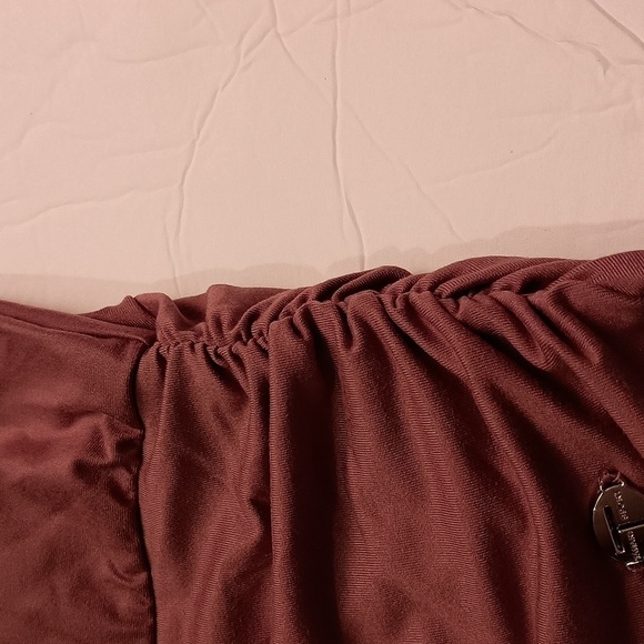 Tahari Sport Long Sleeve Mauve Colored Dolman Sleeves Pullover Plus size Top NWT - Picture 7 of 11